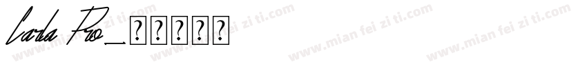 Carla Pro字体转换